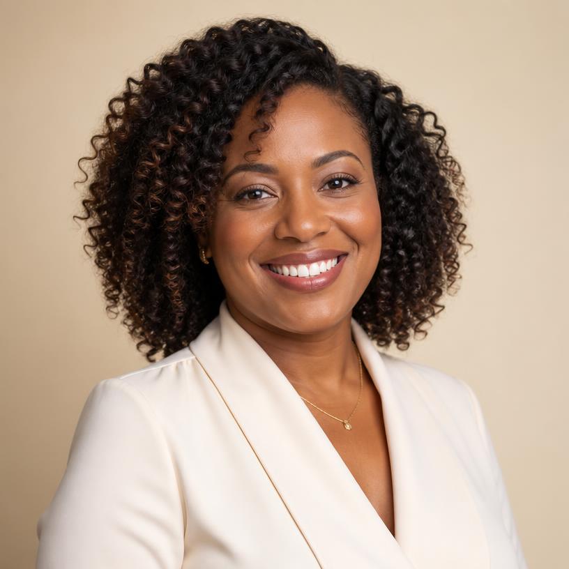 Portrait of Alicia T., Medicare specialist, independent